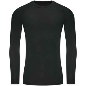 AWDis Cool Mens Active Recycled Base Layer Top / Jet Black
